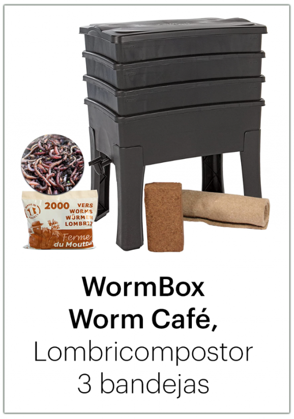 WormBox Worm cafe lombricompostador 3 bandejas reseÃ±a